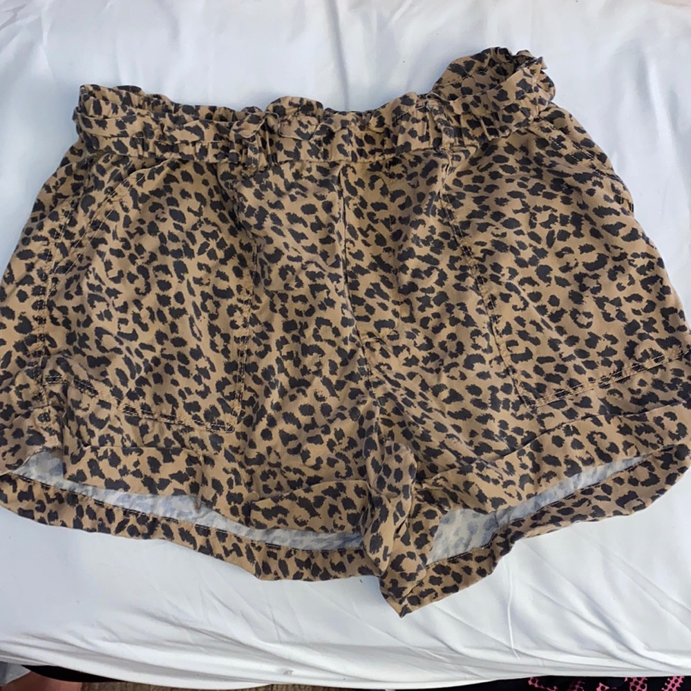 Cheetah print shorts